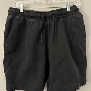 Nike Black Athletic Shorts with Elastic Waistband